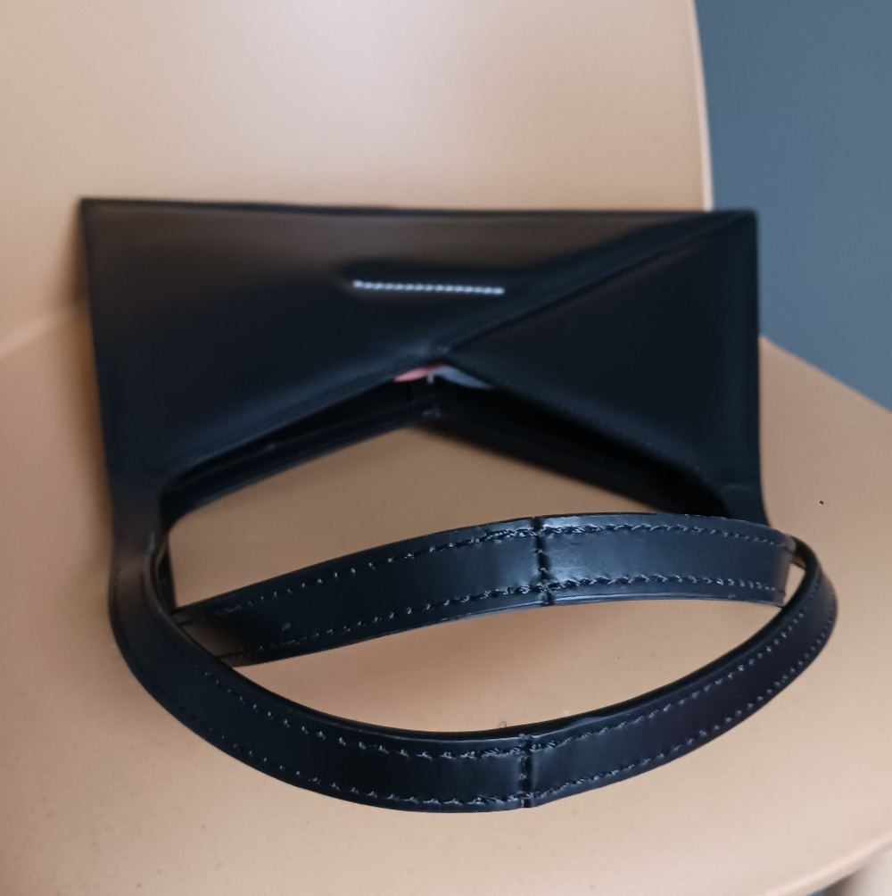 MM6 Maison Margiela Japanes Accordion Baguette  Shoulder Bag, Black - Picture 10 of 12